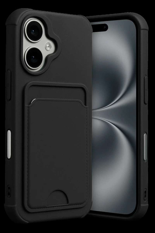 iPhone 17 Kelvin Kartvizitli Silikon - Siyah