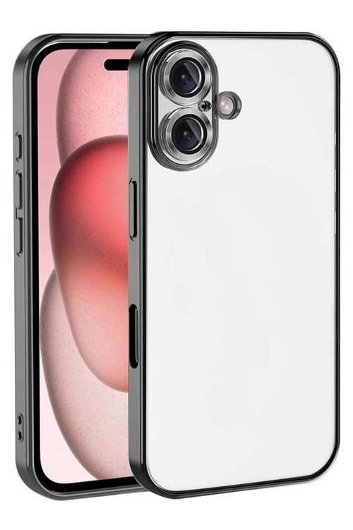 iPhone 17 Razer Lensli Silikon - Siyah