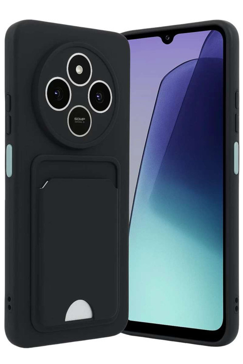 Redmi 14C Kelvin Kartvizitli Silikon - Siyah