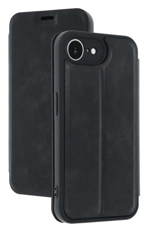 iPhone 16E Kılıf Flip Cover - Siyah