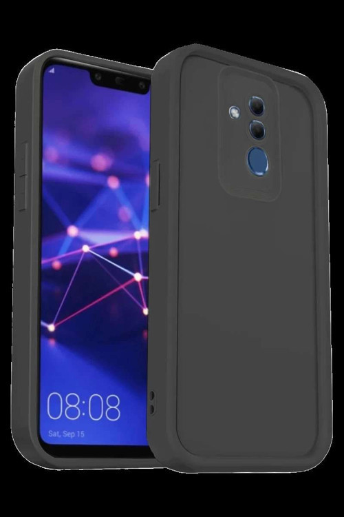 Mate 20 Lite Kılıf Viera Silikon - Siyah