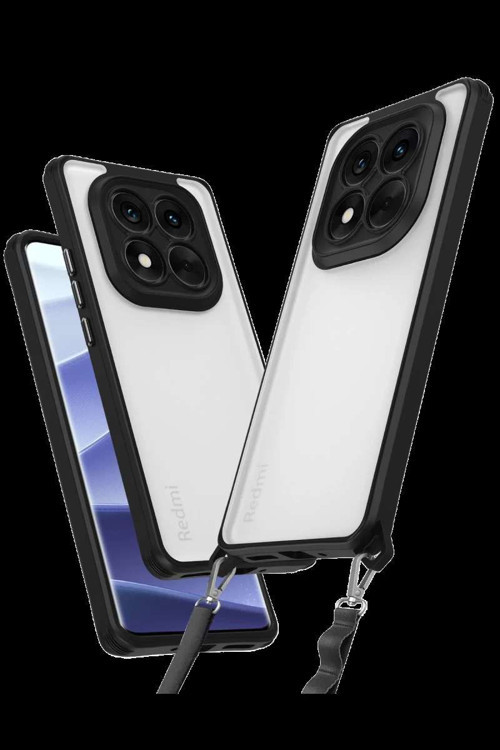 Redmi Note 14 Pro 4G Kılıf Penta Silikon Kılıf - Siyah