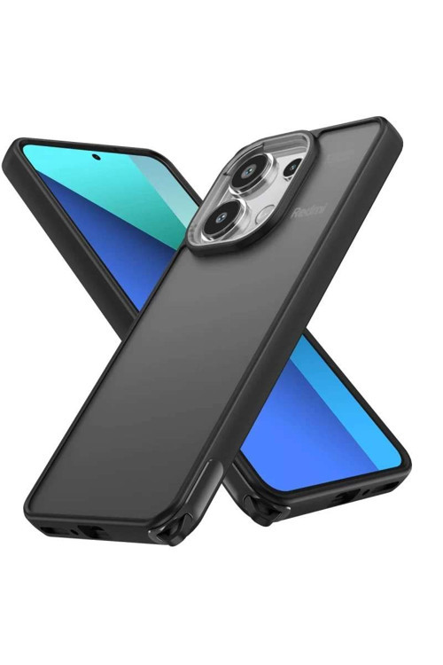 Redmi Note 13 Pro 4G Kılıf Elegant Kapak - Siyah