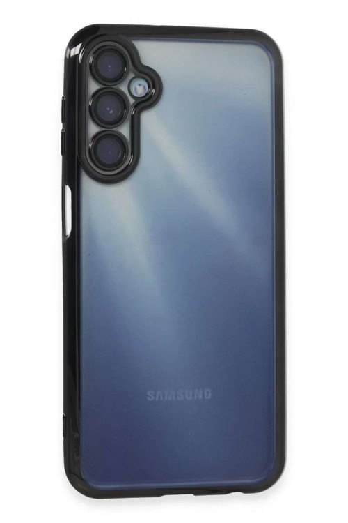 Galaxy A55 5G Kılıf Razer Lensli Silikon - Siyah
