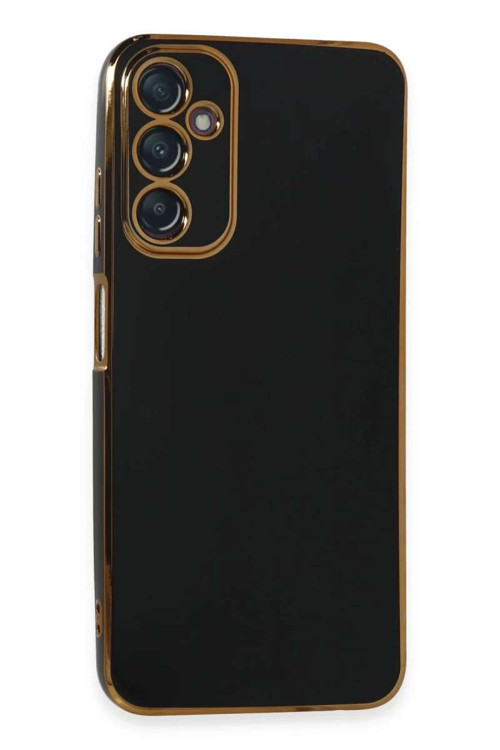 Galaxy A05S Kılıf Volet Silikon - Siyah