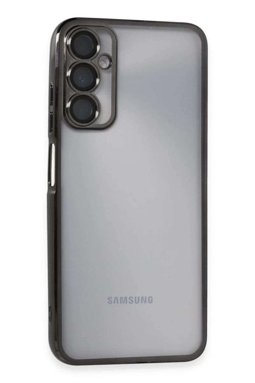 Galaxy A05S Kılıf Razer Lensli Silikon - Siyah
