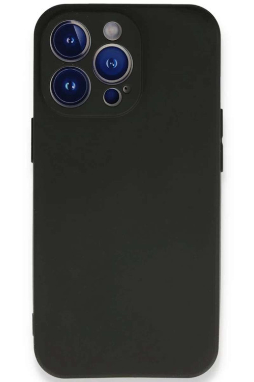 iPhone 13 Pro Kılıf First Silikon - Siyah