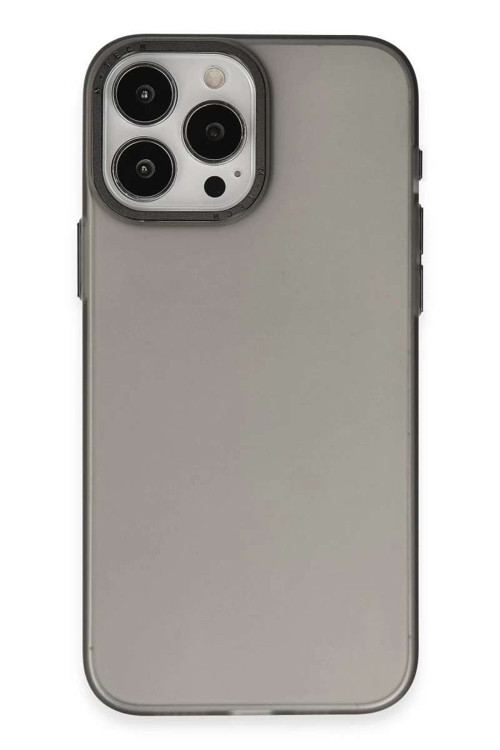iPhone 15 Pro Max Kılıf Modos Metal Kapak - Siyah