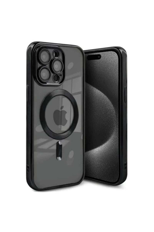 iPhone 15 Pro Max Kılıf Kross Magneticsafe Kapak - Siyah