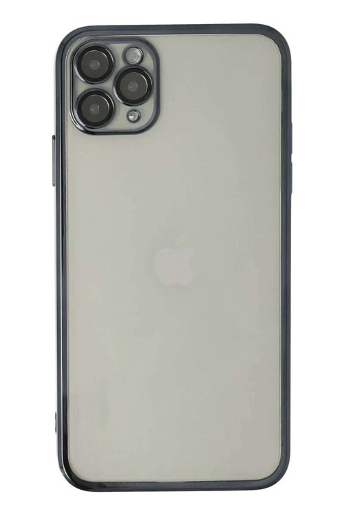 iPhone 11 Pro Kılıf Razer Lensli Silikon - Siyah