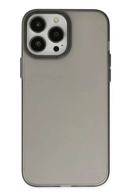 iPhone 14 Pro Kılıf Modos Metal Kapak - Siyah