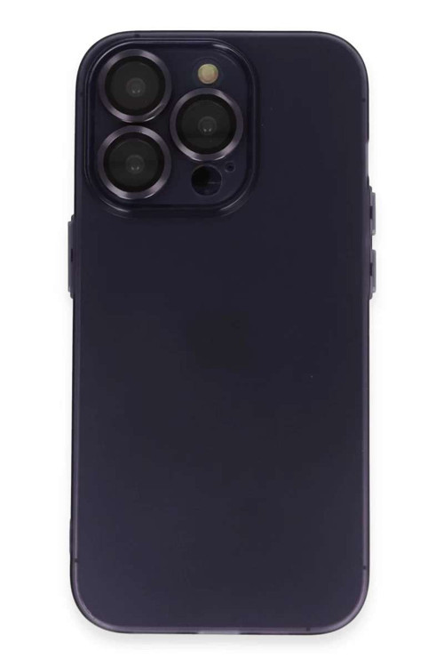 iPhone 14 Pro Max Kılıf Luko Lens Silikon - Siyah