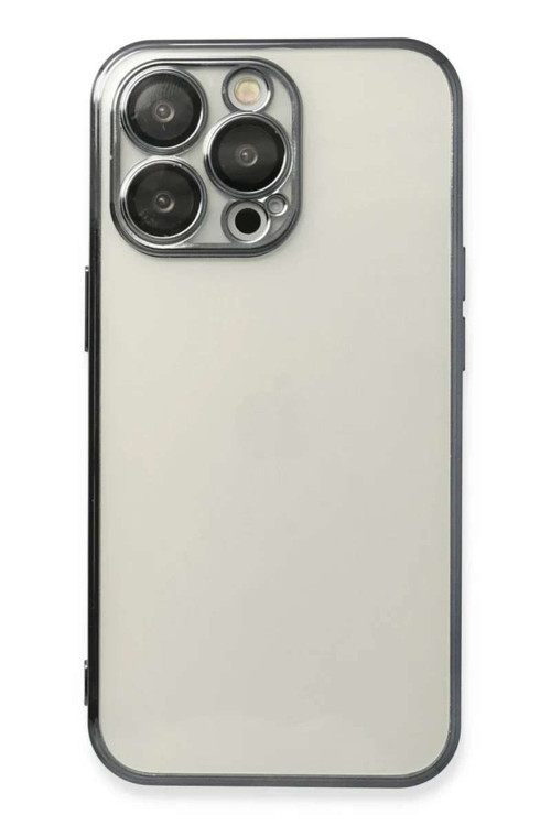 iPhone 14 Pro Max Kılıf Razer Lensli Silikon - Siyah