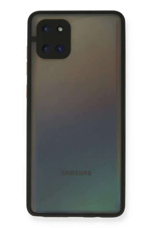 Galaxy A81 / Note 10 Lite Kılıf Montreal Silikon Kapak - Siyah