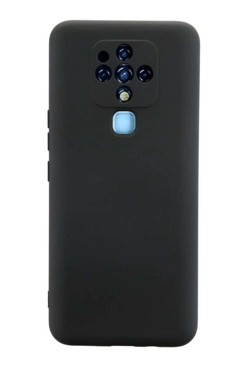 Camon 16 Kılıf Nano içi Kadife Silikon - Siyah