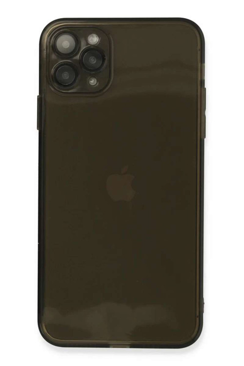 iPhone 11 Pro Max Kılıf Fly Lens Silikon - Siyah