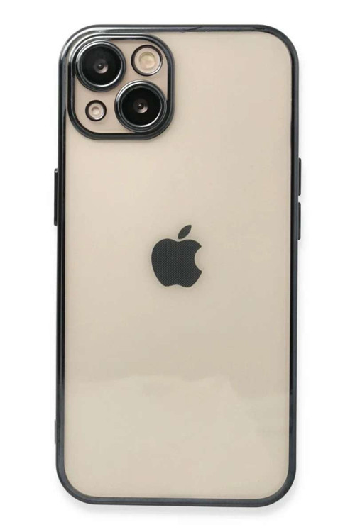 iPhone 13 Kılıf Razer Lensli Silikon - Siyah