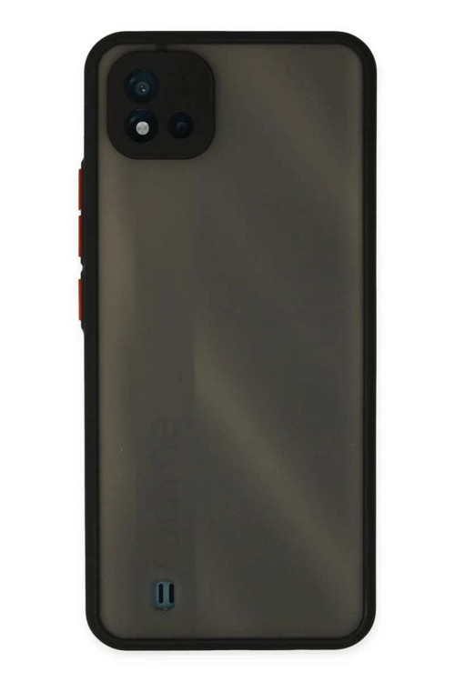 Realme C11 2021 Kılıf Montreal Silikon Kapak - Siyah