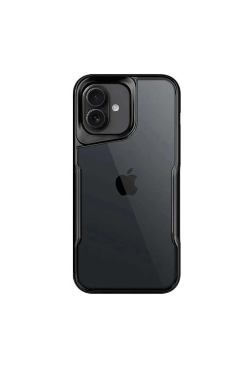 iPhone 16 Kılıf Boyi Silikon Kapak - Siyah