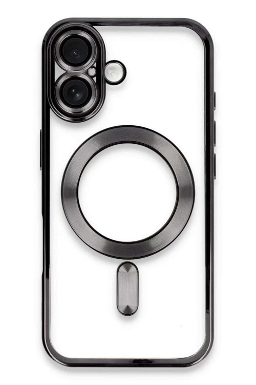 iPhone 16 Kılıf Kross Magneticsafe Kapak - Siyah