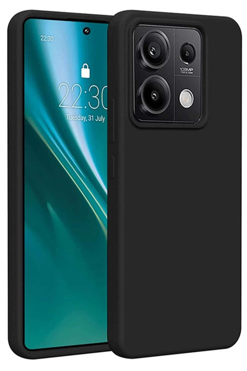 Redmi Note 13 Pro 5G Kılıf First Silikon - Siyah