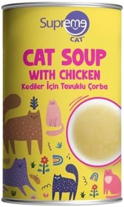 Cat Tavuklu Kedi Çorbası 135 ml x 12 Adet