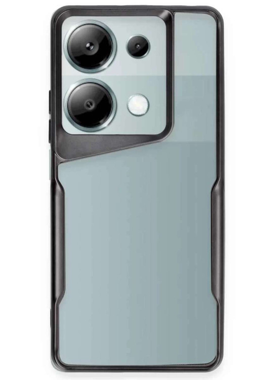 Redmi Note 13 Pro 4G Kılıf Boyi Silikon Kapak - Siyah