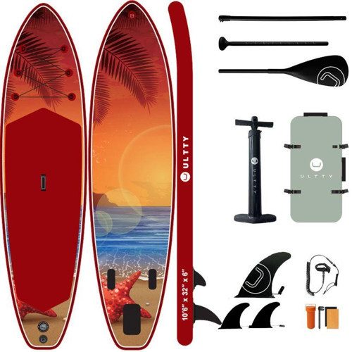 ULTTY Sup Paddle Board Seti (Şişme Paddle Board + Kürek + Pompa) Sup Board/Stand Up Paddle 320-81-15