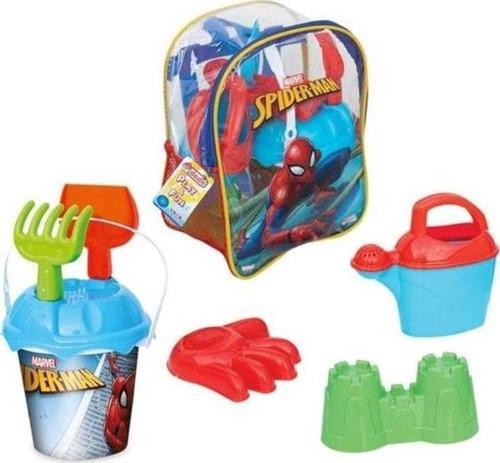 Spiderman Resimli Sırt Çantalı Plaj Set