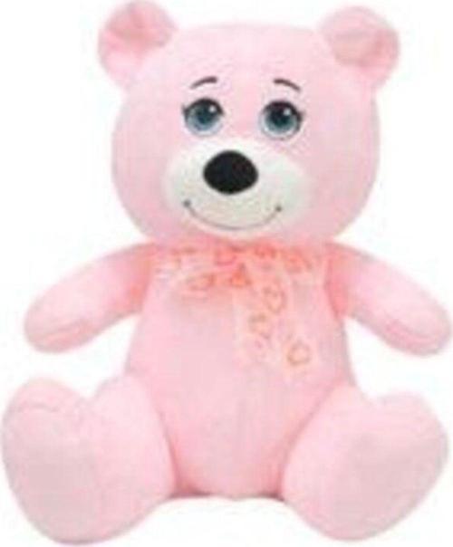 Sevimli Göbekli Peluş Ayı 28 Cm / Pembe