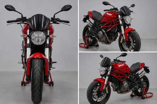 Ducati Monster 696-796 2009-2013 Ön Cam Siperlik Full Siyah
