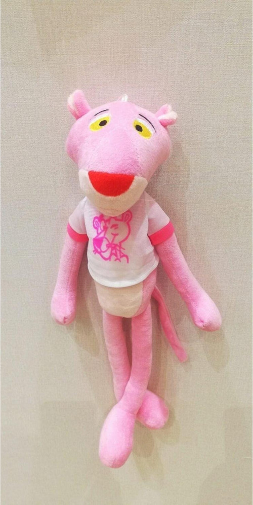 Sevimli Pembe Panter 50 Cm