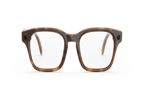 Adventurer AI Smart Glasses Clear Lens Classic Tortoise