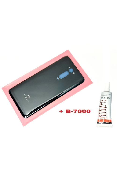 Mi 9T Uyumlu Arka Pil Kapağı ve (B7000 15 ML) Yapıştırıcı