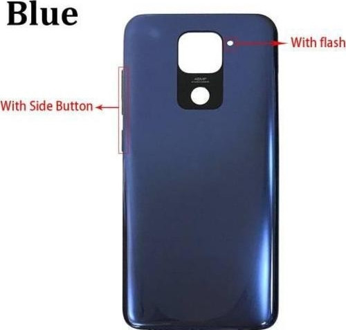 Xiaomi Redmi Note 9 Arka Pil Batarya Kapak Cam