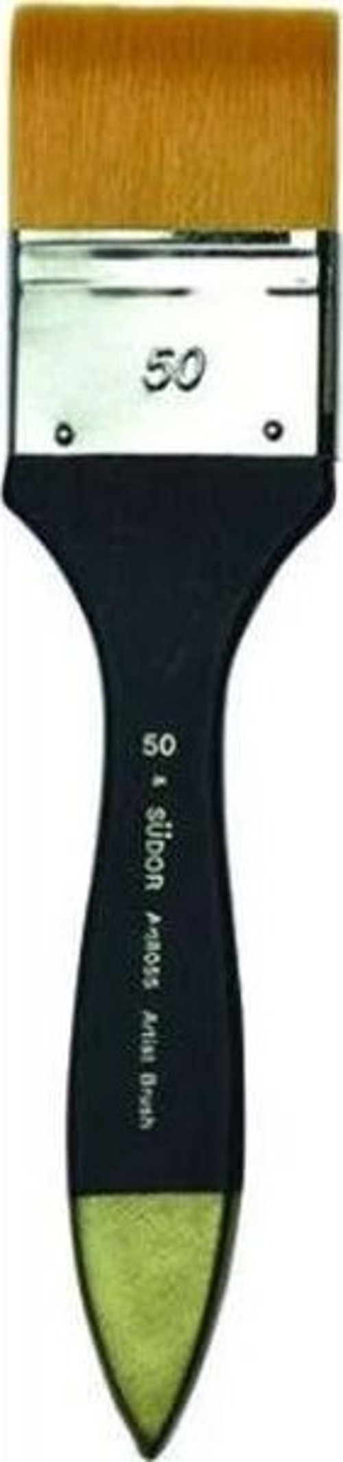 Sarı Sentetik Kıllı Zemin Fırçası 50 mm.
