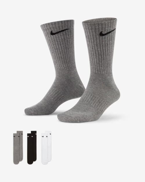SX7676-964 Everyday Lightweight Crew Antrenman Çorapları (3 Çift)