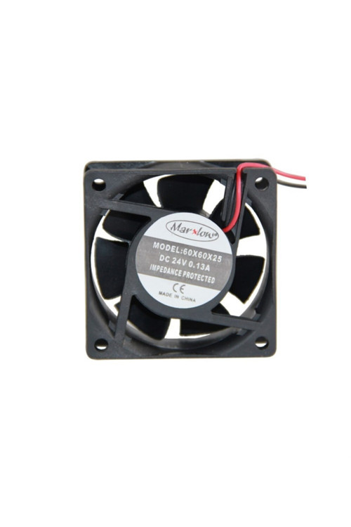 60x60x25mm 24v Dc 2 Pin Plastik Kasa Fanı