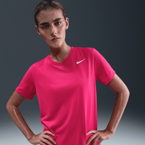 DX0687-666 Dri-FIT Kadın Spor T-Shirt - Pembe