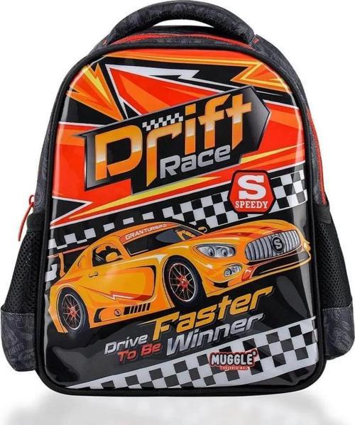 ANAOKUL ÇANTASI DRIFT CAR MU-9499 SİYAH