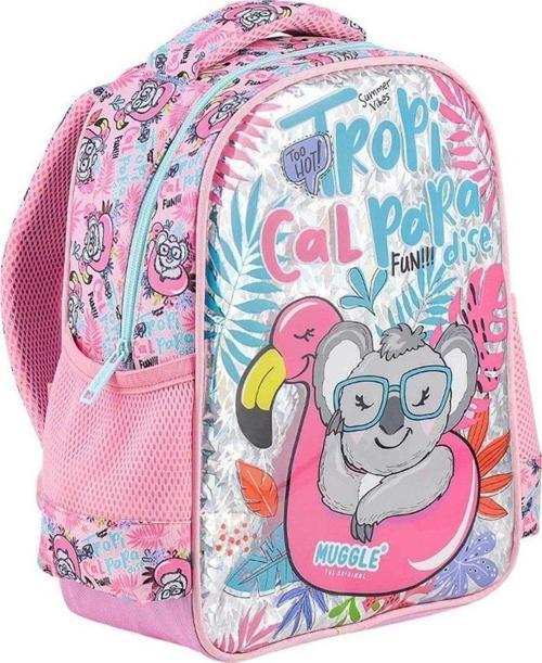 ANAOKUL ÇANTASI TROPİKAL PRAD MU-8928 PEMBE