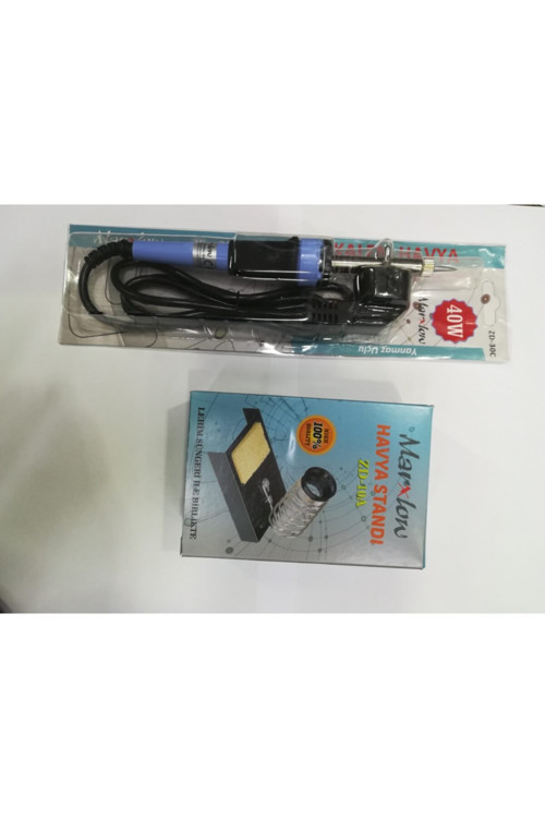 Havya 40watt Topraklı Havya Sehpası 2li Set