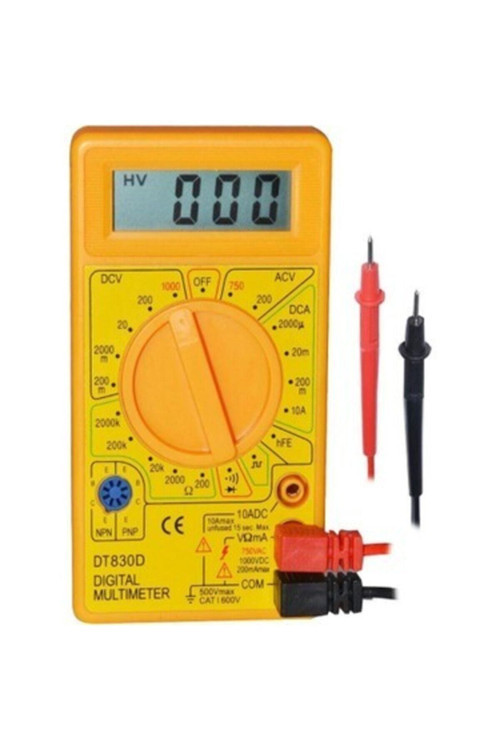 Dt-830d Dijital Multimetre Avometre Dijital Ölçü Aleti