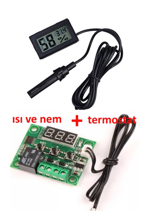 Dijital Termostat ve Higrometre Kuluçka Seti ile Kontrol ve İzleme
