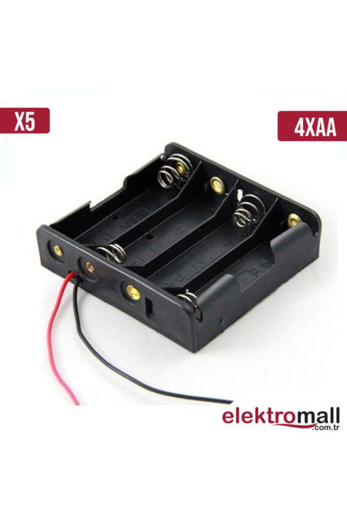 4'lü Aa Pil Yuvası