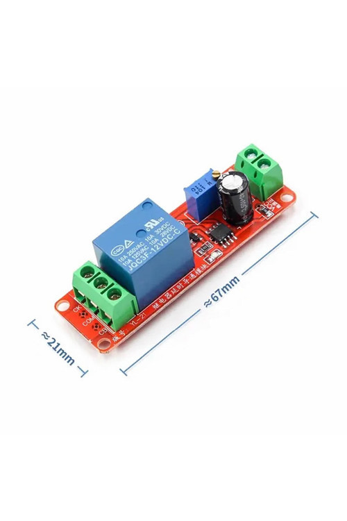 Dc 12v Ne555 Zaman Gecikmeli Röle Modülü? 0 / 10 Saniye Süre Ayarlanabilir 220v 10a Anahtar