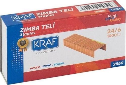 Zımba Teli 24/6 Sarı 1000'li 255G