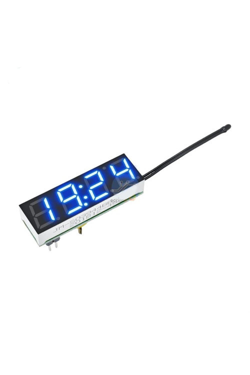 3'ü 1 Arada DS3231SN Dijital LED Saat Sıcaklık Gerilim Göstergesi