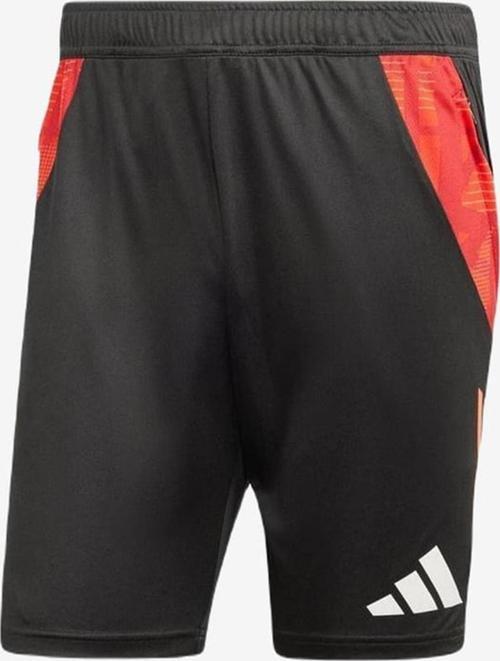 Tiro24 C TR Short ADIR5484 Siyah & Kırmızı Erkek Futbol Şortu