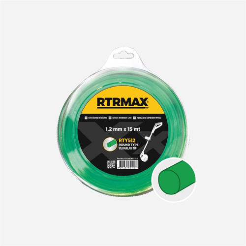 TIRPAN MİSİNASI YEŞİL YUVARLAK 1.2MM*15M RTRMAX